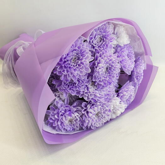 Букет хризантем 💜