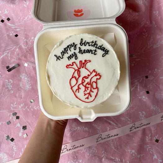Бенто торт happy birthday my heart