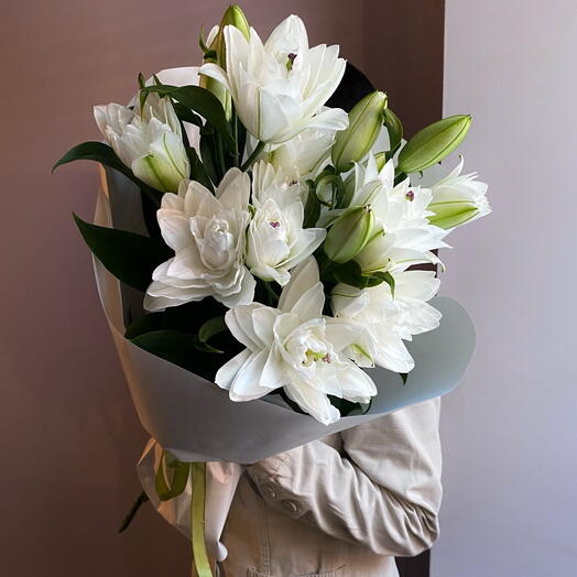 WOW💚Моно Пионовидная лилия