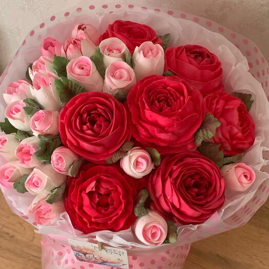 Букет Зефирный розы 🌹
Для мамы, дочери, сестры