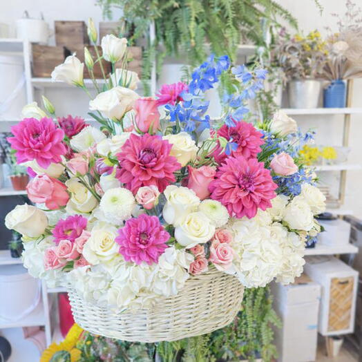 Flowers in a Basket