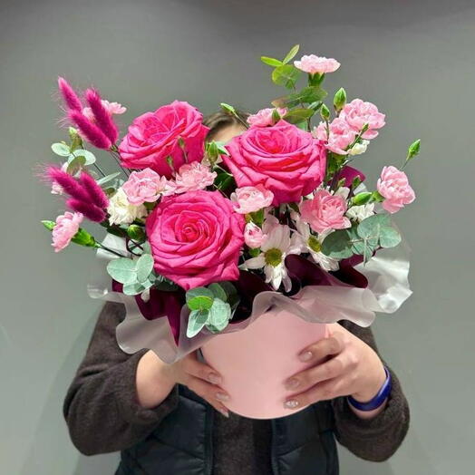 Цветы в коробке
