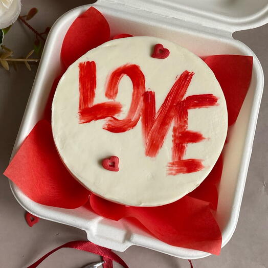 Бенто торт love