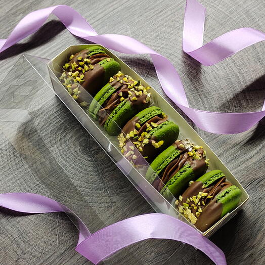 Макарон "Дубайский шоколад", 5 пирожных