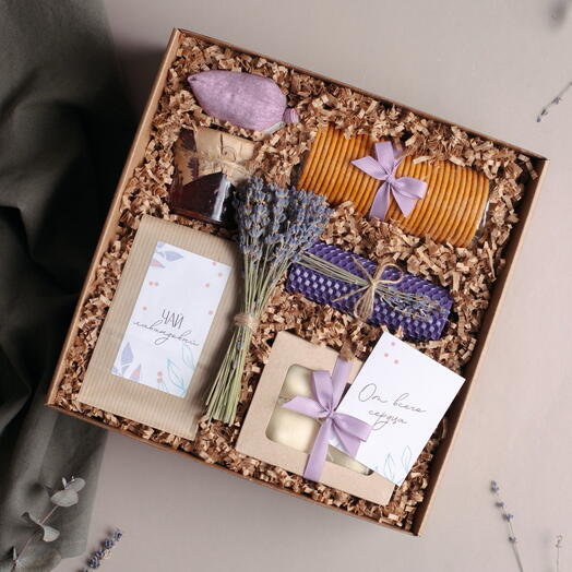 Regalo de cumpleaños de la muchacha, regalo Lavanda set