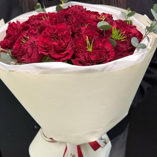 Букет из пионовидных роз (70 см)