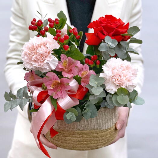 Корзинка «Поцелуй». Размер S. Арт. 34022