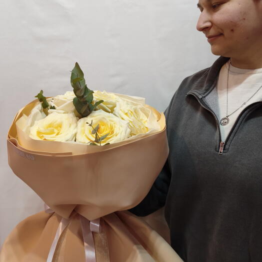 Букет Молочные розы