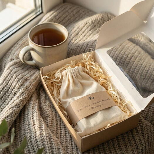 Мыло ручной работы «Шоколад»