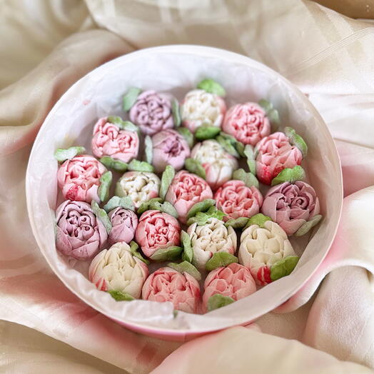 Зефирные цветы тюльпаны
