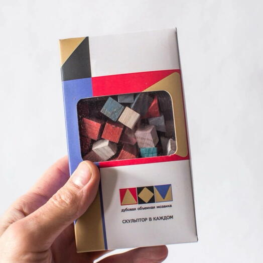 Модульный конструктор для взрослых и детей из массива дуба «ДОМ»