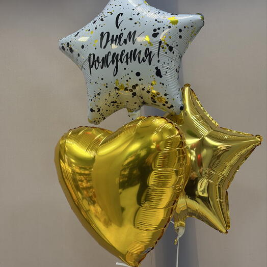 Набор Шариков 3 шт золото