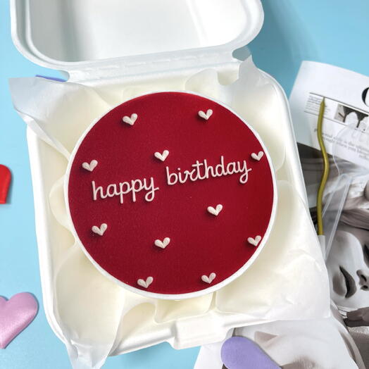 Бенто торт на день рождения «happy birthday»