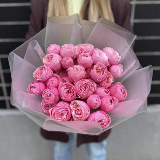 Букет из пионовидной розы🌹