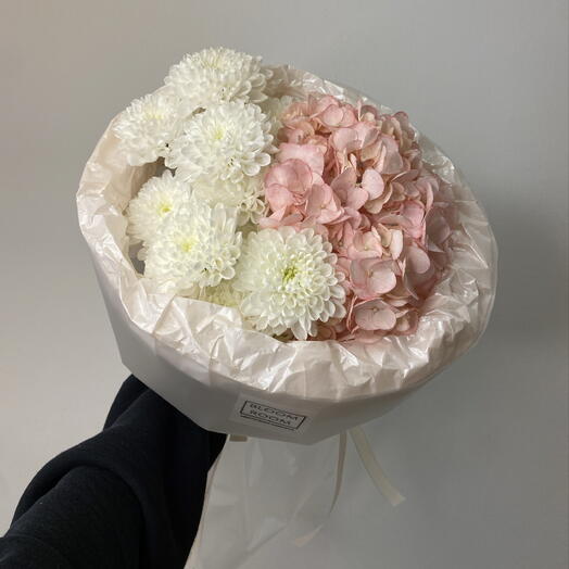 ☺️Микс гортензии и хризантемы «Bloom room»