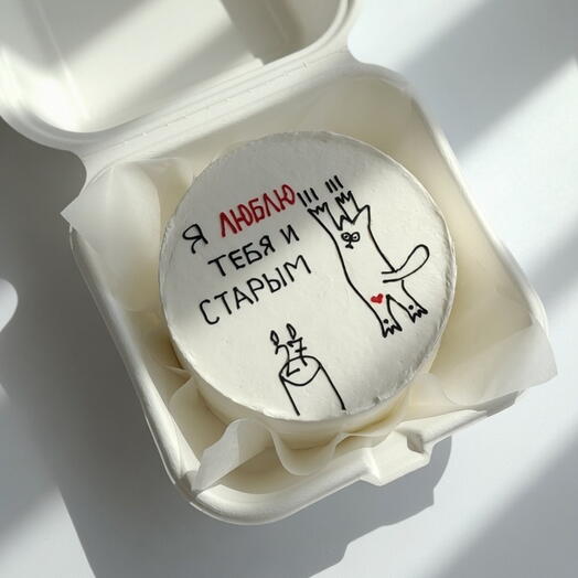 Бенто-торт с котом прикольный парню, мужу