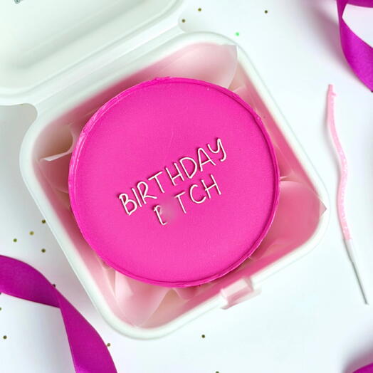 Бенто-торт BIRTHDAY B*TCH