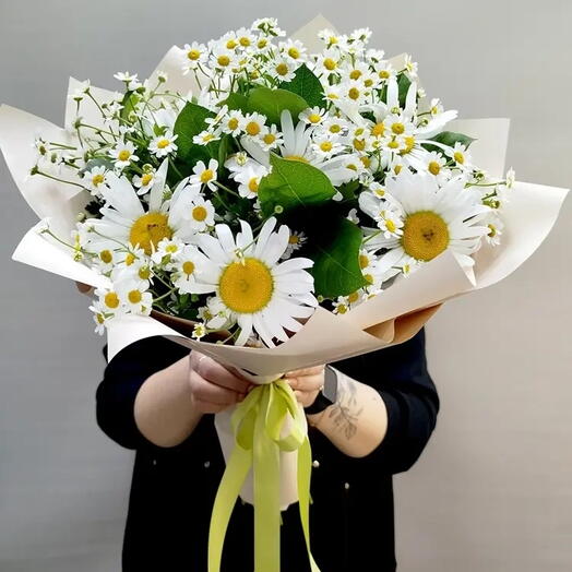 Букет из микс ромашек