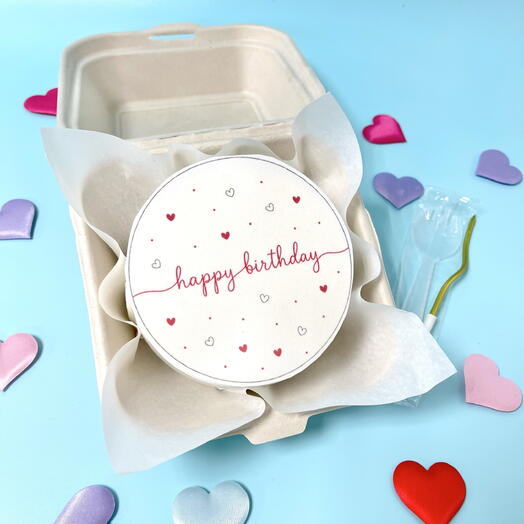 Бенто тортик на день рождения « happy birthday»