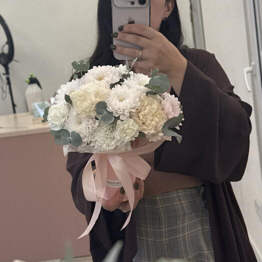 🌸Композиция из стойкий цветов в стаканчике