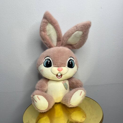 Мягкая игрушка Розовая зайка