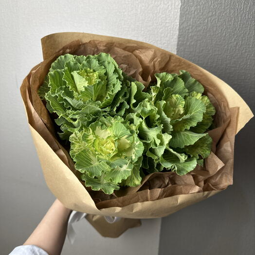 Букет из брассики ( редкая капуста 🥬)