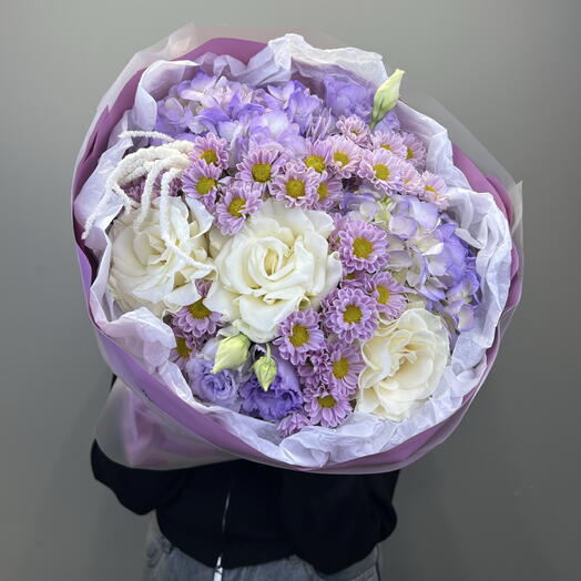 Авторский букет Сиреневые мечты💜
