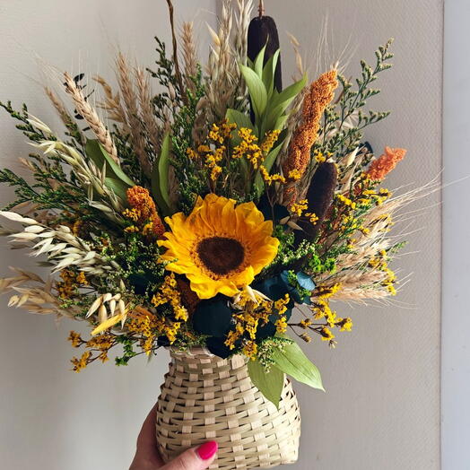 🌻Букет с подсолнухом🌻