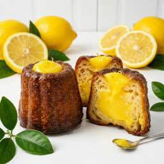 канеле с лимонной начинкой