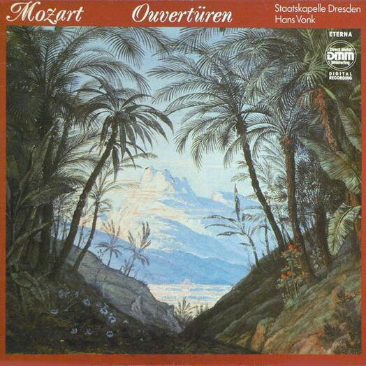 Винтажная пластинка Моцарт — Ouverturen, EX