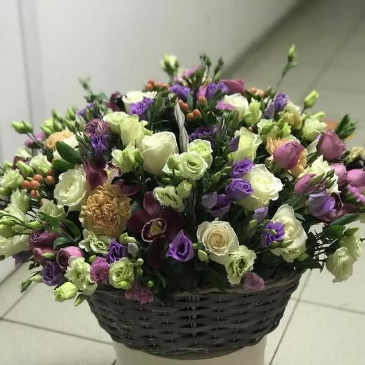 Корзина с цветами 1