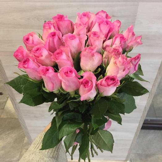 Bouquet of 25 pink roses Kenya