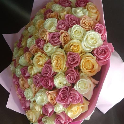 Букет из 101 розы микс)