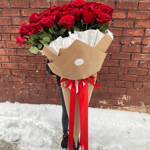Ohapka de rosas rojas