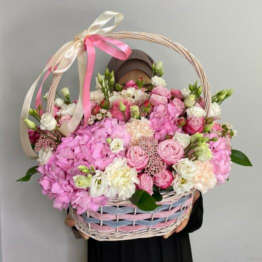 Cesta de flores