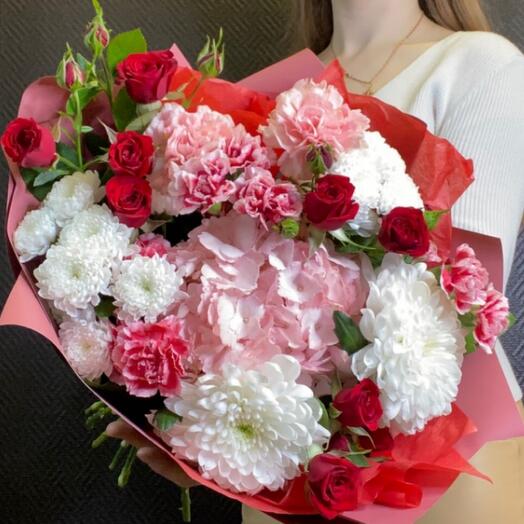 Bouquet of hydrangeas