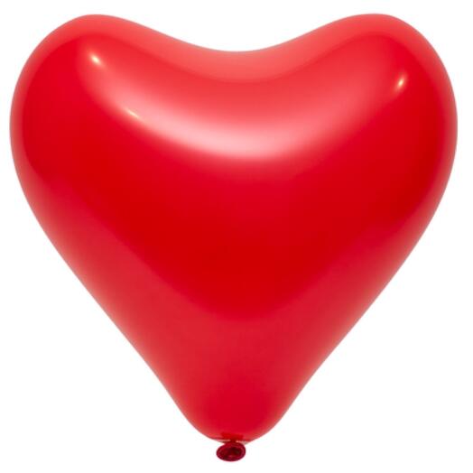 Шар сердце латексный