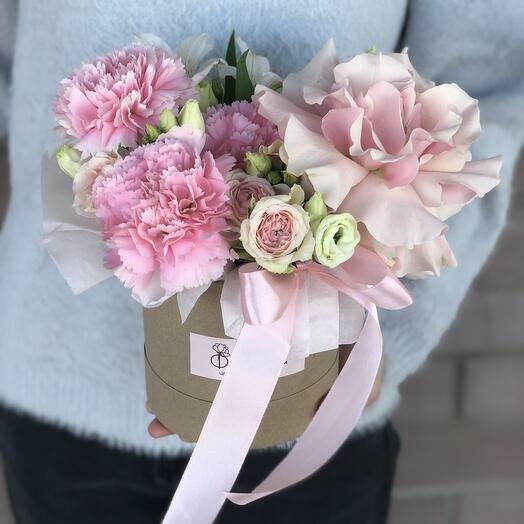 Pink Flower Box