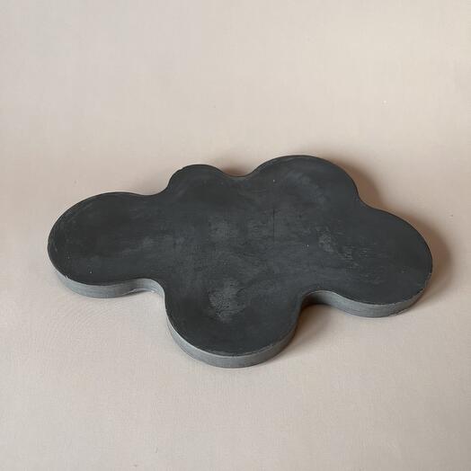 Interior stand for jewelry, diffuser and container candle in Grey stone color