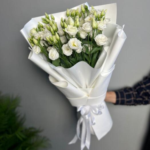 "Eustoma Blanco Como La Nieve"