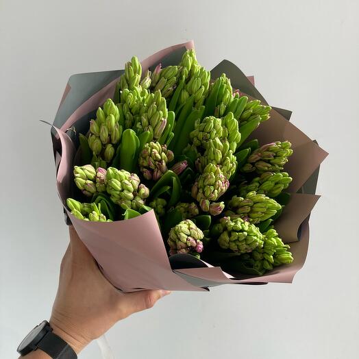 Букет из 25 гиацинтов