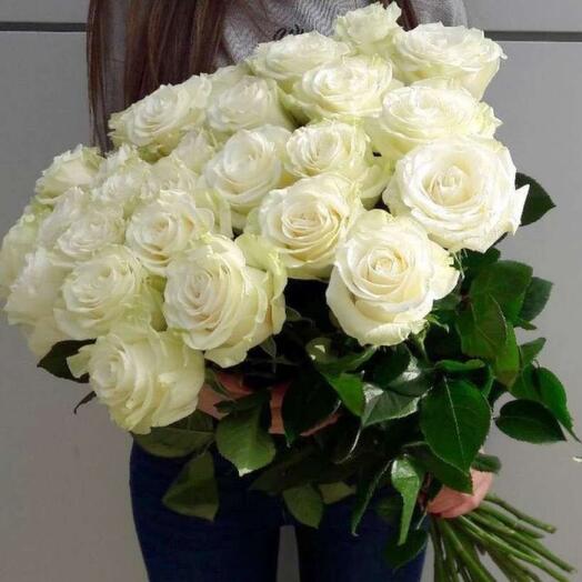 Букет из белых роз
