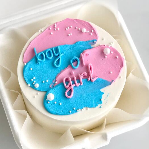 Pastel de Bento en la fiesta de género