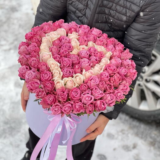 Розы в коробке 1