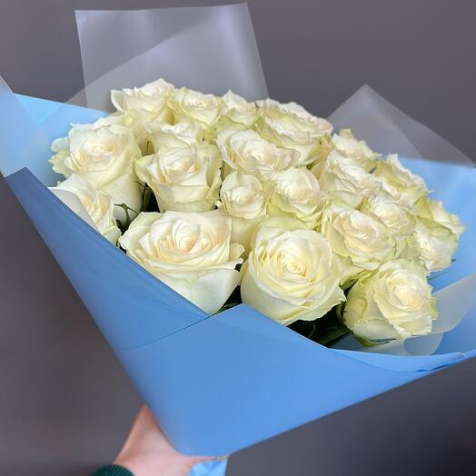 Ramo de 25 rosas blancas
