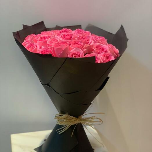 37 Pink Rose Bouquet