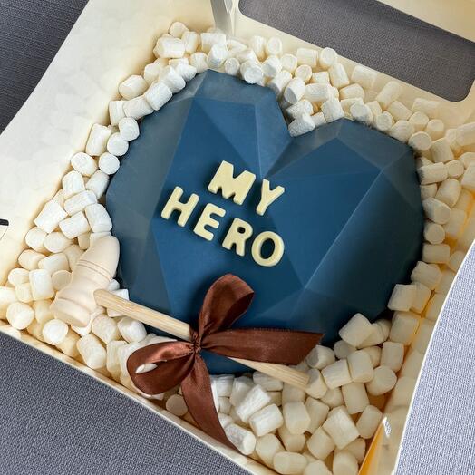 Шоколадная пиньята с клубникой  «My Hero»