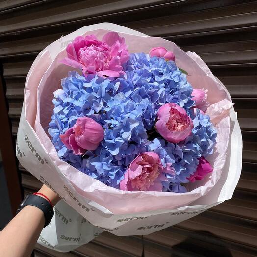Авторский букет blue pink💙💖