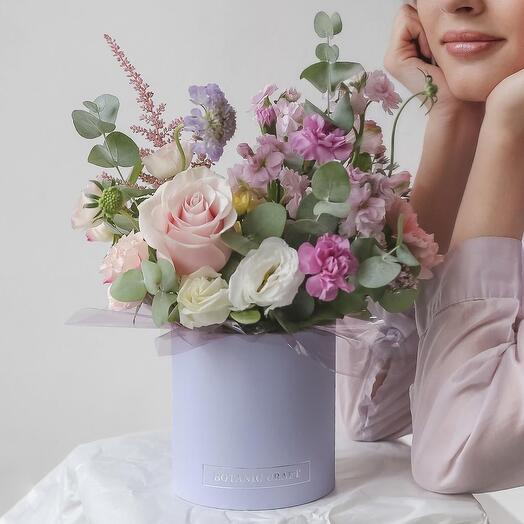 Коробка "Пойдём гулять", базовая коллекция - Размер S (диаметр 12 см)