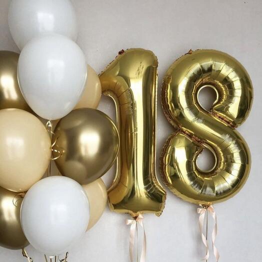 Шары на День Рождения 18 лет